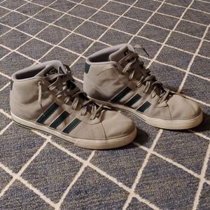gray high top adidas